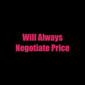 Negotiations are welcome